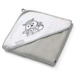 Bambusa dvielis ar kapuci 100x100 cm., 346/03, grey, BabyOno