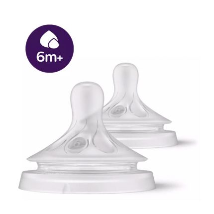 Philips Avent silikona knupīši biezai barībai 2 gab., 6m+, 966/02