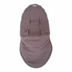 Guļammaiss bērnu ratiem Lodger Bunker Fleece mauve no aizmugures