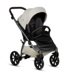 Bērnu rati 2in1 Uno 5 Plus Leather 168 Black Sesame