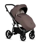 Bērnu rati 2in1 Uno 5 plus Essential 159 cocoa sporta daļa ar kāju pārsegu