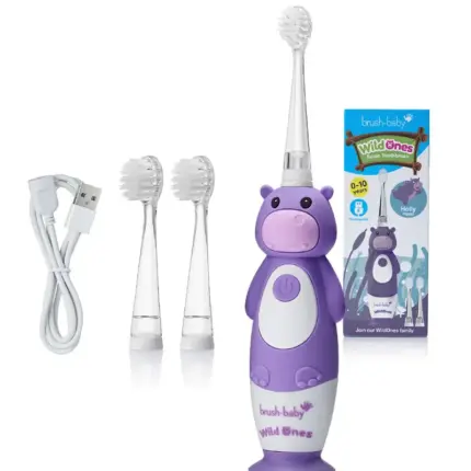 Brush-baby WildOnes zobu birste bērniem, Hippo BRB236
