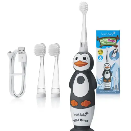 Brush-baby WildOnes zobu birste bērniem, Penguin BRB240