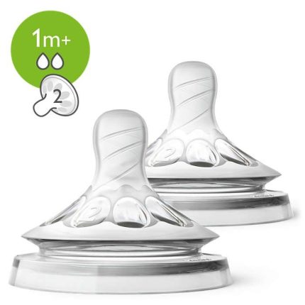 Philips Avent silikona knupītis Natural, lēna plūsma, 1 m+, 042/27