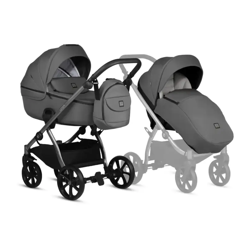Bērnu rati 2in1 Uno 5 plus Essential 145 canella kulbiņa un sporta daļa