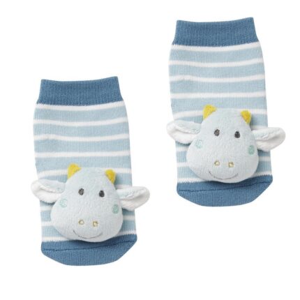 Zeķes ar grabulīšiem Dragon Blue/Yellow, 253990 Fehn