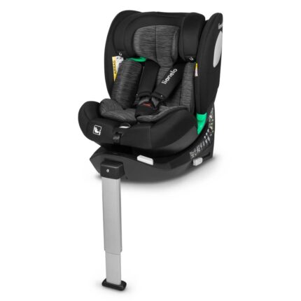 Autokrēsls Lionelo BRAAM I-size 40-150 cm, black carbon