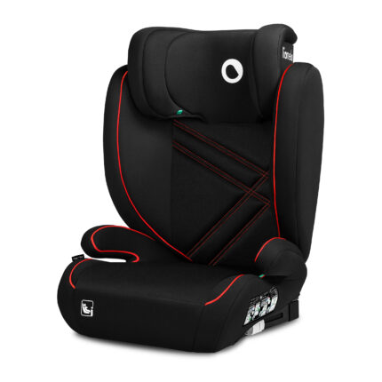 Autokrēsls Lionelo Hugo i-size 100-150 cm, Sporty Black Red