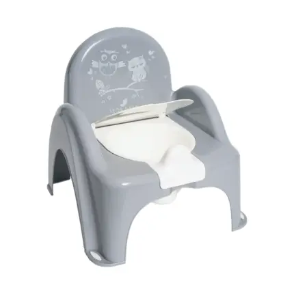 Bērnu podiņš krēsliņš Pūce grey, Tega baby 1006751