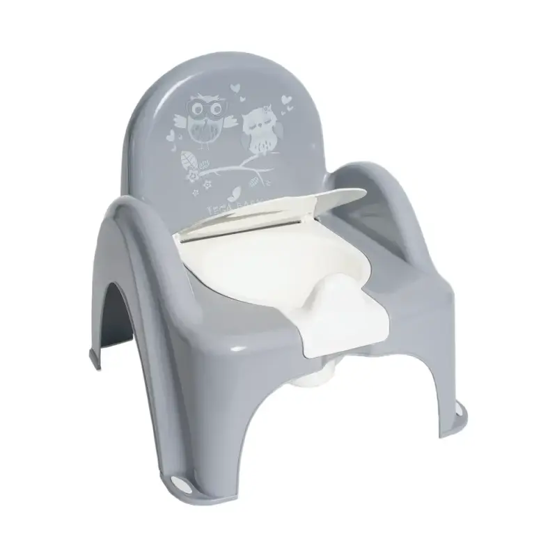 Bērnu podiņš krēsliņš Pūce grey, Tega baby 1006751
