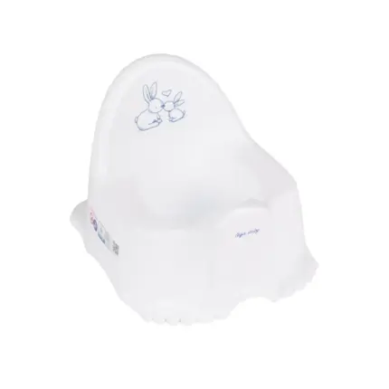 Bērnu podiņš ECO Zaķi, balts 1006797