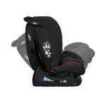 Autokrēsls bērniem Lionelo AART i-size 40-150cm, Black carbon red