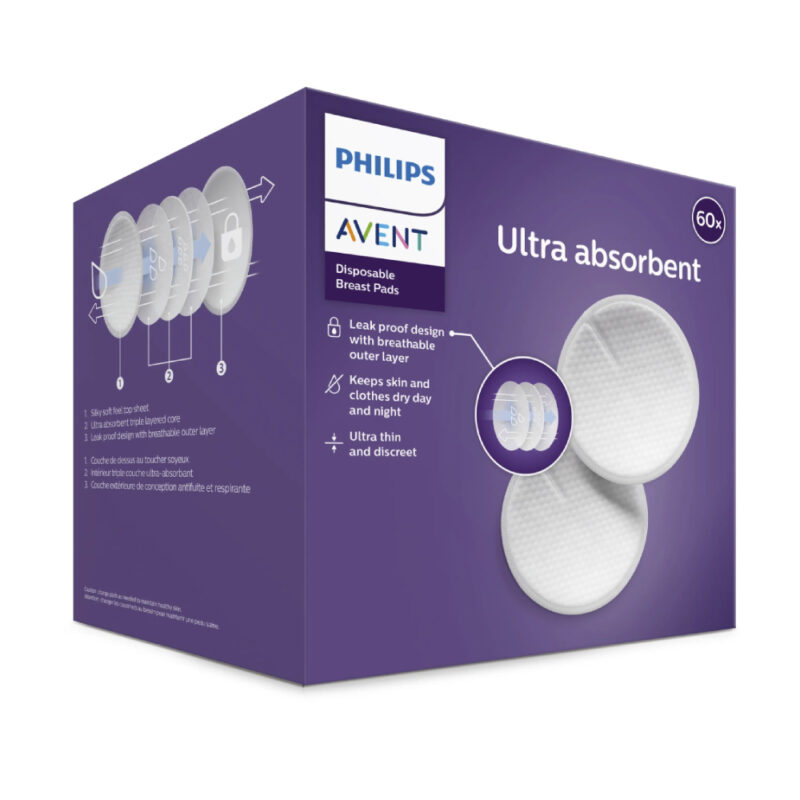 Philips Avent krūštura ieliktņi 60 gab., 254/61