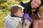 Philips Avent Krūzīte ar elastīgu salmiņu, 200 ml, 9M+, lillā