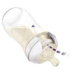 Philips Avent barošanas pudelīte Natural Response Giraffe 260 ml, lēnas plūsmas knupītis, 1m+