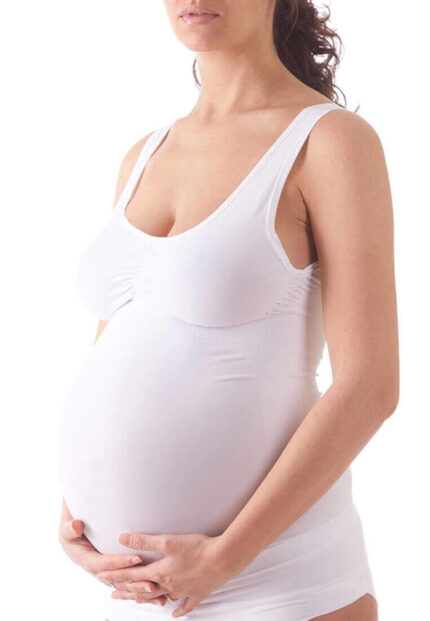 Bezvīļu krekliņš ar krūšu un vēdera atbalstu Canotta maternity