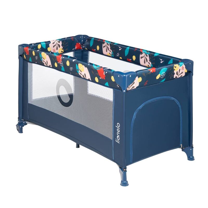 Ceļojuma gultiņa Lionelo STEFI, Blue navy