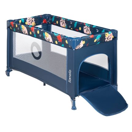 Bērnu ceļojumu gultiņa Lionelo STEFI, Blue navy