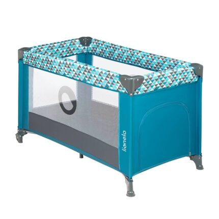 Ceļojuma gultiņa Lionelo STEFI, Green turquoise
