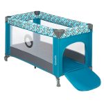 Bērnu ceļojumu gultiņa Lionelo STEFI, Green turquoise