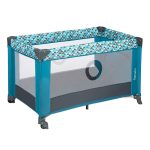 Bērnu ceļojumu gultiņa Lionelo STEFI, Green turquoise