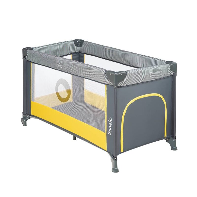 Ceļojuma gultiņa Lionelo STEFI, Yellow lemon