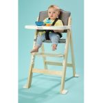 Barošanas krēsls Lionelo Floris, white natural