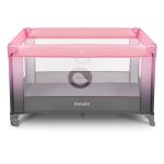 Bērnu ceļojumu gultiņa Lionelo STEFI, pink ombre