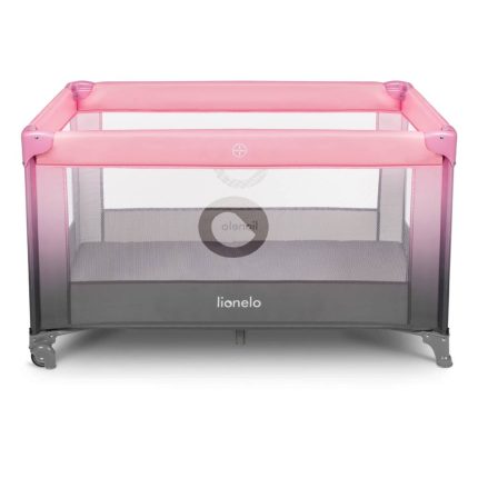 Bērnu ceļojumu gultiņa Lionelo STEFI, pink ombre