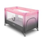 Bērnu ceļojumu gultiņa Lionelo STEFI, pink ombre