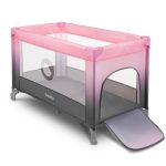 Bērnu ceļojumu gultiņa Lionelo STEFI, pink ombre