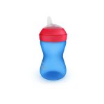 Philips Avent My Grippy mācību krūzīte ar mīkstu snīpi 300ml, 9M+, zila