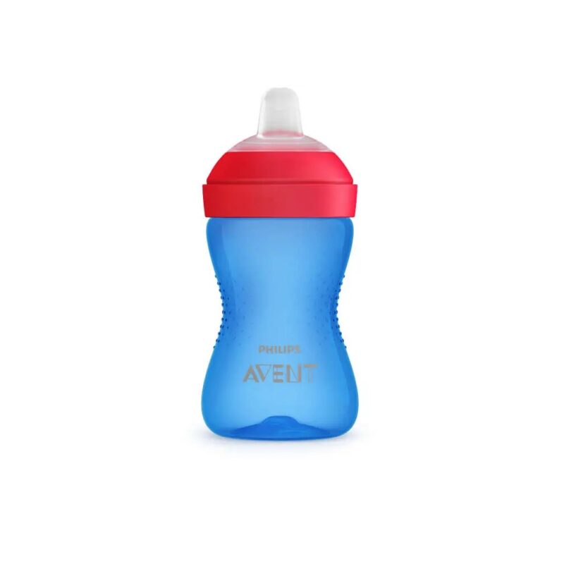 Philips Avent My Grippy mācību krūzīte ar mīkstu snīpi 300ml, 9M+, zila
