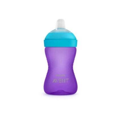 Philips Avent My Grippy mācību krūzīte ar mīkstu snīpi 300ml, 9M+, lillā
