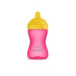 Philips Avent My Grippy mācību krūzīte ar cietu snīpi 300ml, 18M+, rozā