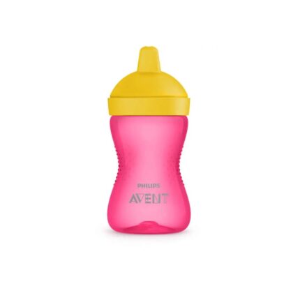 Philips Avent My Grippy mācību krūzīte ar cietu snīpi 300ml, 18M+, rozā