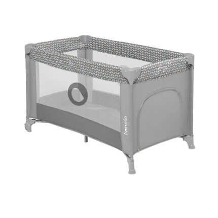 Ceļojuma gultiņa Lionelo STEFI, Grey concrete