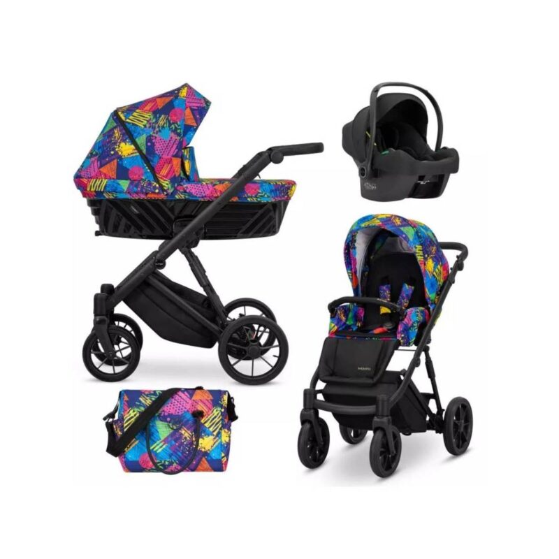 Bērnu rati 3in1 IVENTO nr. 05 colors impresion