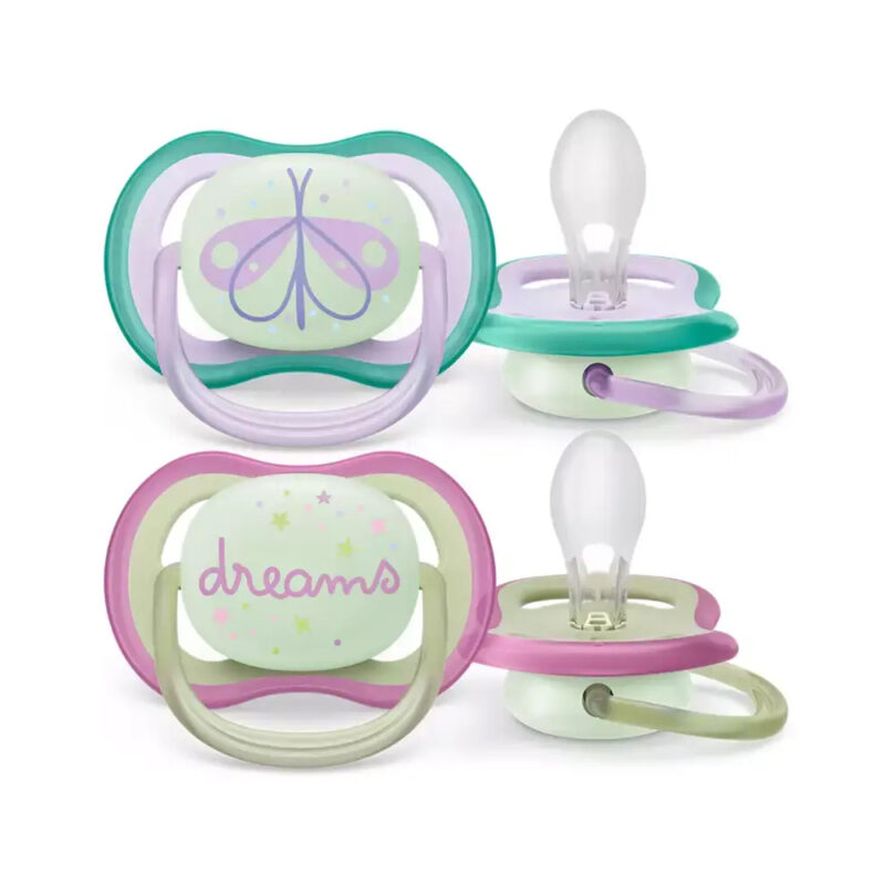 Philips Avent māneklītis Ultra Air Night, 0-6M, (2gab), meitenēm, 376/19