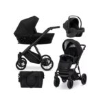 Bērnu rati 3in1 IVENTO nr. 12 deep black