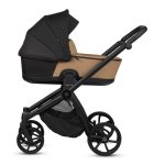 Bērnu rati 2in1 MIO 3 Plus LEATHER 180 Beige