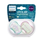 Philips Avent māneklītis Ultra Air Night, 0-6M, (2gab), meitenēm, 376/19