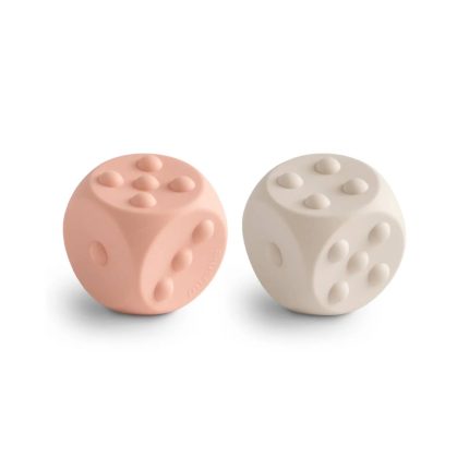 Silikona metamie kauliņi 2gab. MDPT-1002 Blush/Shifting sands, Mushie