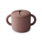 Silikona trauks našķiem, SSC1006 Cloudy Mauve, Mushie