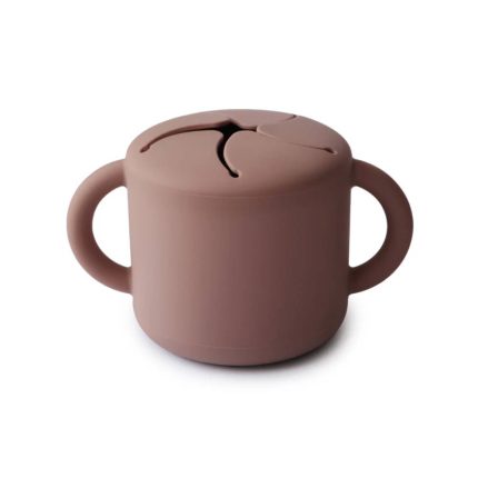 Silikona trauks našķiem, SSC1006 Cloudy Mauve, Mushie