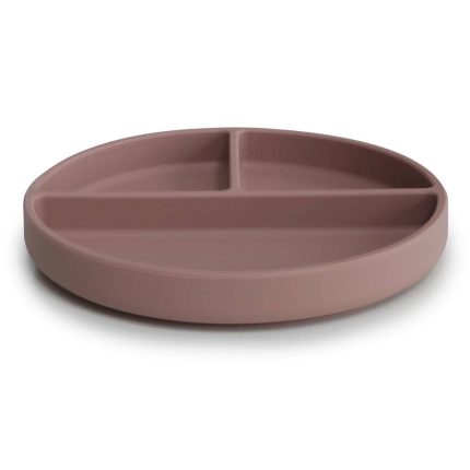 Silikona šķīvis ar piesūcekni, MSP20010 Cloudy Mauve, Mushie