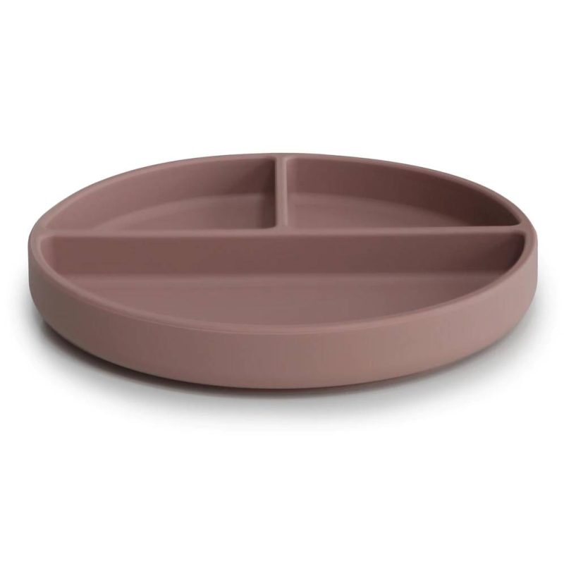 Silikona šķīvis ar piesūcekni, MSP20010 Cloudy Mauve, Mushie