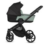 Bērnu rati 2in1 MIO 3 Plus LEATHER 039 Sage