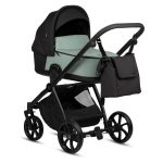 Bērnu rati 2in1 MIO 3 Plus LEATHER 039 Sage