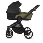 Bērnu rati 2in1 MIO 3 Plus LEATHER 025 Olive